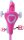 Volare Disney Princess Kinderfahrrad für Mädchen - 14 Zoll in Rosa für Kinder von 3,5 bis 5 Jahren