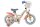 Volare Disney Stitch Kinderfahrrad für Mädchen - 12 Zoll mit zwei Handbremsen in Creme Koralle Blau