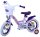 Volare Disney Wish Kinderfahrrad für Mädchen - 12 Zoll in Lila für Kinder von 3 bis 4,5 Jahren