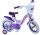 Volare Disney Wish Kinderfahrrad für Mädchen - 12 Zoll in Lila mit zwei Handbremsen