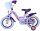 Volare Disney Wish Kinderfahrrad für Mädchen - 12 Zoll in Lila mit zwei Handbremsen