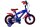 Volare Sonic Prime Kinderfahrrad für Jungen - 12 Zoll in Blau und Rot mit Zweihandbremsen