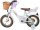 Volare Blossom Kinderfahrrad für Mädchen - 12 Zoll - Weiß mit Handbremsen