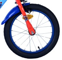 Volare Spidey Kinderfahrrad für Jungen - 16 Zoll in Blau mit Zweihandbremsen