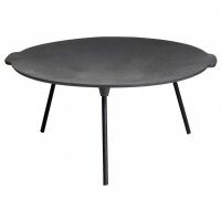 Hockerkocher-Set (groß) mit Gusseisengrillschale...