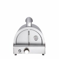 Multi-Kulti®: Portabler Gasgrill mit Steakzone®-Keramikbrenner, 42x51x25 cm, Edelstahl, Zubehör, Zündsicherung
