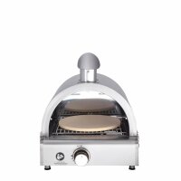 Multi-Kulti®: Portabler Gasgrill mit Steakzone®-Keramikbrenner, 42x51x25 cm, Edelstahl, Zubehör, Zündsicherung