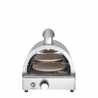 Multi-Kulti®: Portabler Gasgrill mit Steakzone®-Keramikbrenner, 42x51x25 cm, Edelstahl, Zubehör, Zündsicherung