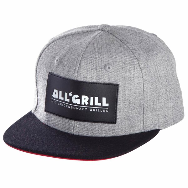 Snapback Kappe grau