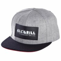 Snapback Kappe grau