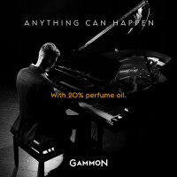 GAMMON 9014 Black Piano Herrenduft Set, holzig-süß, 20% Parfum-Öl
