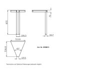 Ecke Modul 13 - 45 Grad, Größe: 51 x 54 x 85cm