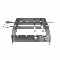 inkl. 3 Edelstahl Spieße 45 cm (37 cm ohne Schlaufe)