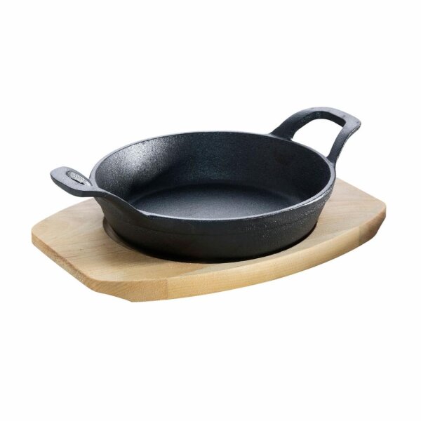 Die Gusseisen-Minipfanne von ALLGRILL ist ein vielseitiges Küchenutensil, das in keiner Küche fehlen sollte.
