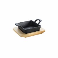 Die quadratische Gusseisen-Minipfanne von ALLGRILL ist...