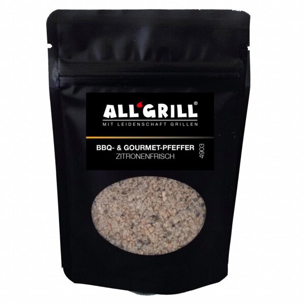 BBQ- & Gourmet-Pfeffer ZITRONENFRISCH 60g