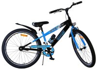 Volare Sportivo Kinderfahrrad für Jungen - 24 Zoll in Schwarz Blau für Kinder von 8 bis 10 Jahren
