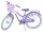 Volare Lovely Kinderfahrrad für Mädchen - 24 Zoll in Lila für sicheren Fahrspaß
