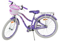 Volare Lovely Kinderfahrrad für Mädchen - 24 Zoll in Lila mit zwei Handbremsen
