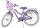 Volare Lovely Kinderfahrrad für Mädchen - 24 Zoll in Lila mit zwei Handbremsen