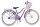 Volare Lovely Kinderfahrrad für Mädchen - 26 Zoll in Lila mit Zweihandbremsen