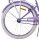 Volare Lovely Kinderfahrrad für Mädchen - 26 Zoll in Lila mit Zweihandbremsen