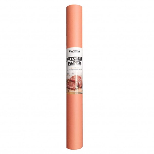 Grillen und smoken mit dem Butcher Paper ist in den USA weit verbreitet und inzwischen auch bei uns ein Trend, den Ihr unbedingt probieren solltet. Das ALLGRILL Butcher Paper ist ein festes und unbeschichtetes Papier. Es ist fettundurchlässig und wassera