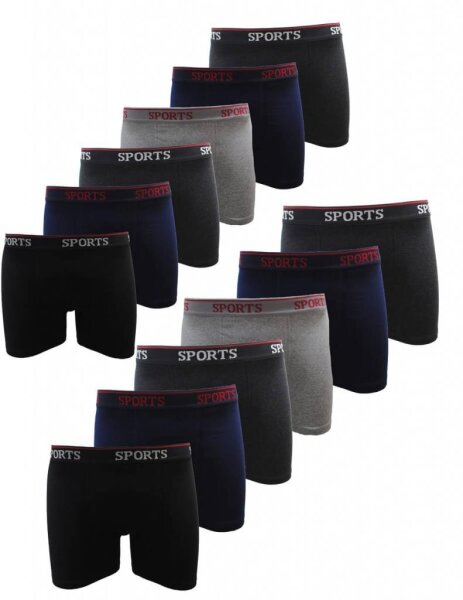 Garcia Pescara Uomo8 Herren Boxershorts Größe S - XXXL - 12er Pack Unterhosen