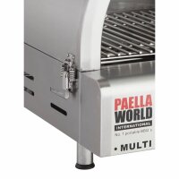 Multifunktionaler und portabler Grill Multi-Kulti® ohne Zündsicherung, Abmessungen: 42 x 51 x 25 cm, einfache Reinigung, überall einsetzbar