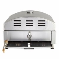 Multifunktionaler und portabler Grill Multi-Kulti® ohne Zündsicherung, Abmessungen: 42 x 51 x 25 cm, einfache Reinigung, überall einsetzbar