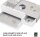 B-WARE - Umbra STOWIT Schmuckkasten 290245-670 in White/Nickel Design Schmuckbox Etui Aufbewahrung