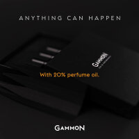 GAMMON Black Notes Herrenduft Explorer-Set 4x2 ml mit 20% Duftöl