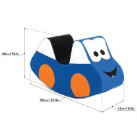 IGLU Rocker Soft Play Softbausteine - Schaukelpferd Auto aus Schaumstoff - für Kinder in verschiedenen Farben