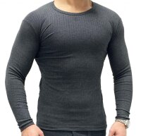 warmes langärmliges Thermo-Shirt Grau für...