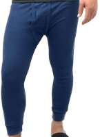 warme lange Thermo-Unterhose für Herren in Blau...