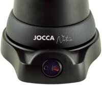 Jocca elektrische Espresso Kaffeemaschine in schwarz Nature Line für bis zu 6 Tassen mit 360° drehbarem Kopf