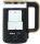 JOCCA Elektrischer Wasserkocher 1,8L, Nature-Line Schwarz, 360° Basis, Borosilikatglas, Schnellkoch, Auto-Abschaltung, energiesparend, modern