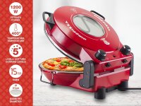 Beper P101CUD301 Pizzaofen mit Bullauge, 400°C, 31 cm...