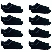 Zecond Zkin 24 Paar Sneaker Socken Gr. 32 - 38 schwarz...