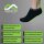 Zecond Zkin 40 Paar Sneaker Socken Gr. 32 - 38 schwarz Sommersocken Füßlinge aus Baumwolle