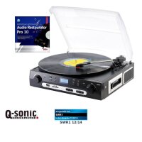 Q-Sonic Schallplatten- und MC-Spieler / Digitalisierer...