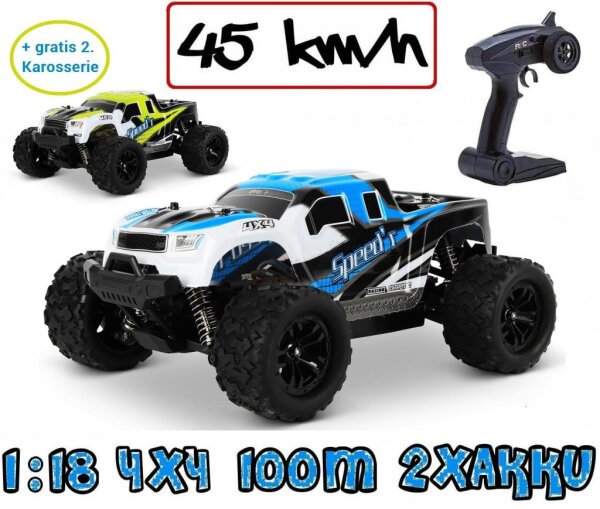 Blij´r Speed´r Blau ferngesteuertes RC Auto