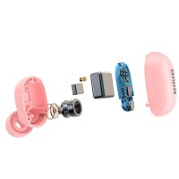 Aiwa EBTW-150PK Ohrhörer mit Touchbedienung in pink
