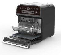 Heißluftfritteuse DAF-1600.12LB geöffnet mit...