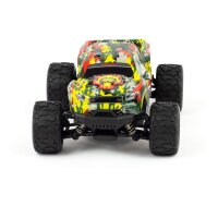 blij´r Beast RC Modellauto in rot gelb Vorderansicht