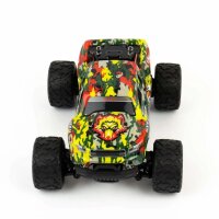 blij´r Beast RC Modellauto in rot gelb Draufsicht