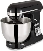 Topmatic PKM-1400.2 Schwarz Solo Multifunktionsmixer 1400W 1400 Watt 5 L Küchenmaschine Teigmaschine